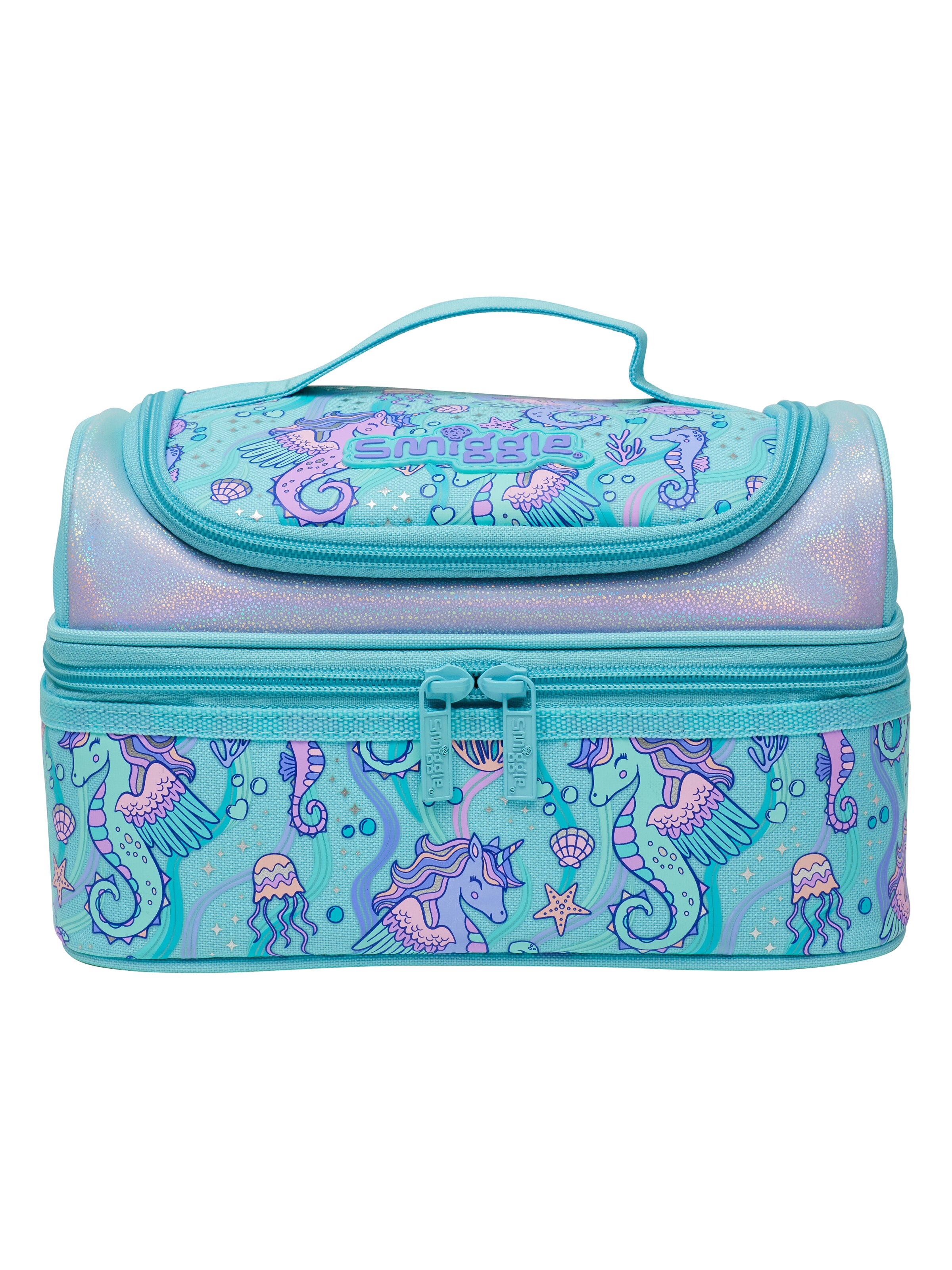 Double decker lunch box smiggle best sale